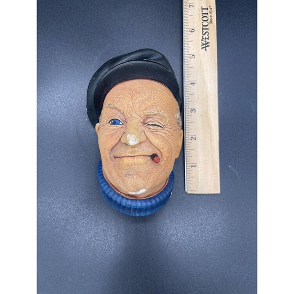 BOSSONS CHALKWARE HEAD: BOATMAN (1967) #45 CONGLETON, ENGLAND OLD SALT VINTAGE - Picture 9 of 9